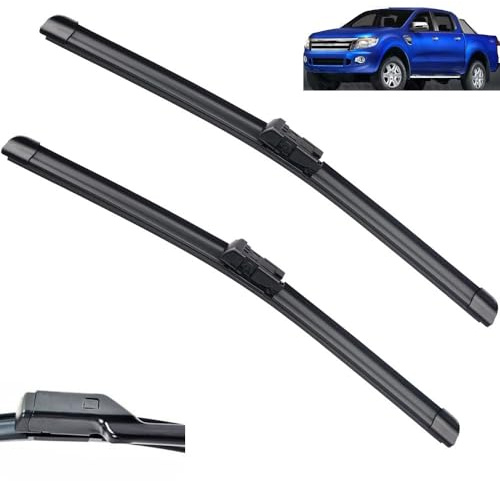Jeu de balais d'essuie-glace avant compatible avec Ford Ranger PX 2011-2022 PX1 PX2 PX3 Accessoires de voiture for pare-brise 24+16 (Color : 2015-2022 PX3 PX2, Size : LHD)