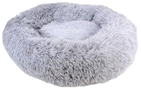 C L'AFFAIRE Plüsch-Kissen, Donut, grau, Ø 60 cm, für Tiere
