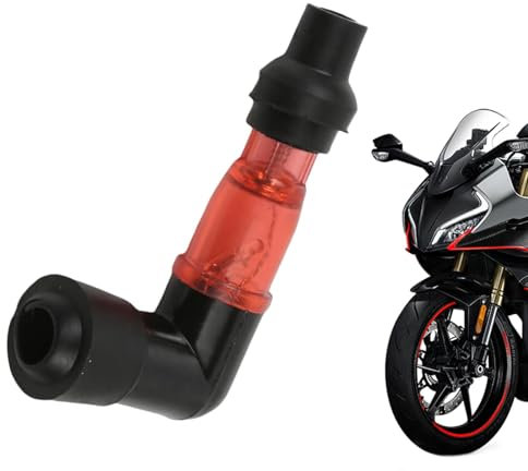 Resistenza lampeggiante per candela di accensione, connettore flash per moto, tappo di resistenza della candela a 90 gradi, per motocross, moto, per moto