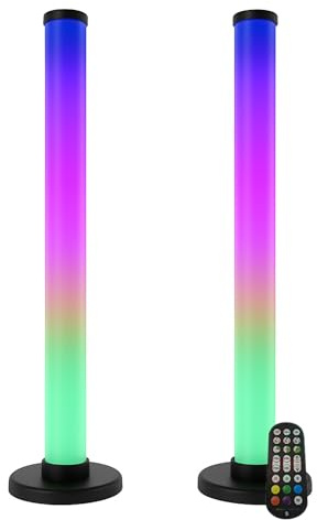 Playlearn 2Pack Colour Changing Waterless Twin Set Tube Light for Sensory Room - 44cm Tube LED Light Ideal for Waiting Room Bedroom,Enhance Sensory Stimulation ADHD Management