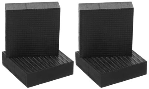 Happyyami 4piezas Almohadillas De Drenaje Para Macetas Rejilla Transpirable Para Bonsáis Soporte Resistente y Antideslizante Mat De Fondo Para Jardín