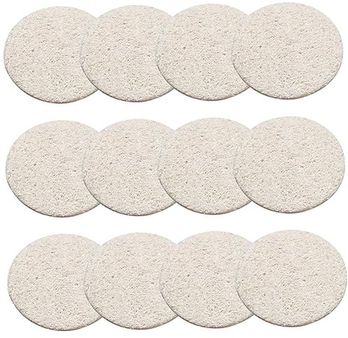 HAWILLOSCH 36stücke Natürliche Luffa-pads Für Sanftes Peeling Wiederverwendbare Gesichtsreinigungsschwämme Massage Und Reinigungstools Für Hautpflege