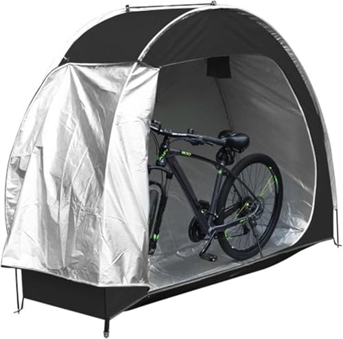 Fahrradabdeckungen Outdoor-Fahrradabdeckungen Lagerschuppenzelte Übergroße Fahrradlagerzelte Tragbare zusammenklappbare Garagenlagerzelte Outdoor-Fahrradabdeckungen Strapazierfähiger Stoff Regentag(Gr