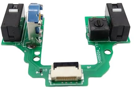 Limtula Carte mère Micromotion Switches Button Module Button Board pour GProX Superlight 2 avec encodeurs argentés et dorés