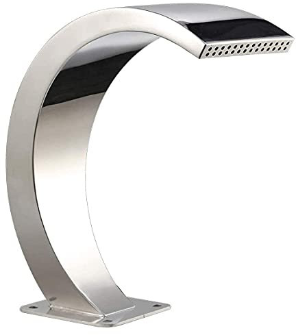 Fontana a Cascata, Cascata per Piscina, Fontana in Acciaio Inox, Piscina, Piscina, Giardino, Cascata per Esterni, Cascata per Esterni