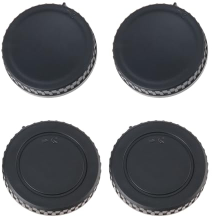 SG Store 2x Tappo Corpo Macchina E Tappo Obiettivo Posteriore Compatibile Con Nikon 1 Mount J1 V1 BF-N1000 LF-N1000 Series