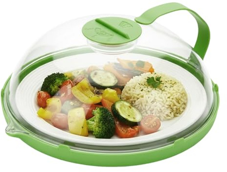 Couvercle Anti-éclaboussures Pour Micro-ondes Pour Aliments, Couvercle Transparent Avec Poignée, Passe Au Lave-vaisselle, Couvercles Alimentaire Pour Micro-ondes Pour Cuisson, Préparation Des Repas