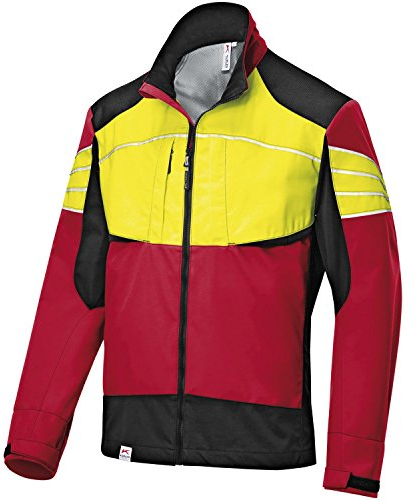 KÜBLER Workwear Forest Ultrashell Jacke | Forstjacke Herren mit CORDURA & Reflex-Elementen | Winddichte Schnittschutzjacke Herren | Atmungsaktive Forstjacke | Forstbekleidung | Forst Jacke