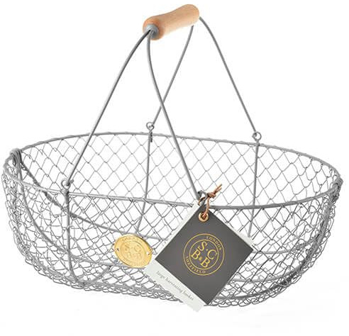 Burgon & Ball Sophie Conran Erntekorb, groß, Grau