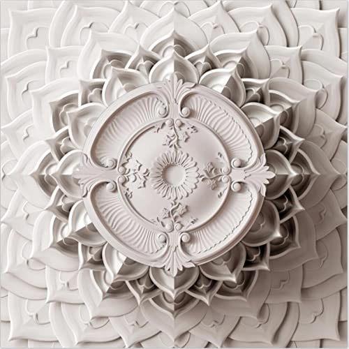 Carta Da Parati Personalizzata Fotomurali 3D Stile Palazzo Di Lusso Stile Europeo Soffitto Tv Sfondo Carta Da Parati Decorazioni Per La Casa 300Cm(W)×210Cm(H)