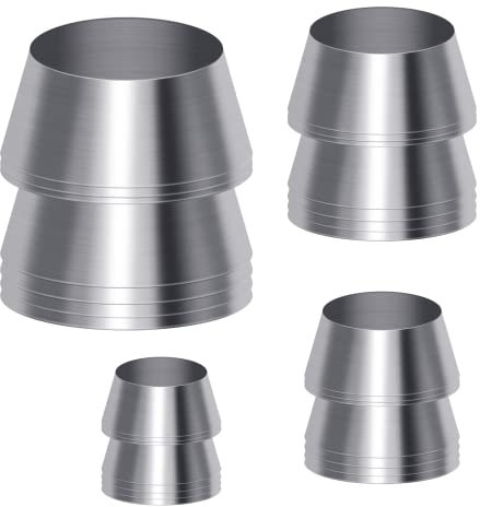 20 Stück Sicherheits-Rundgriffkeile Axt Hand Metallkeil Hammergriff Stahlkeil Mauls Griff Keil Kit für Axt Klauenhammer Schlitten (0,31/0,39/0,47/0,55 Zoll)