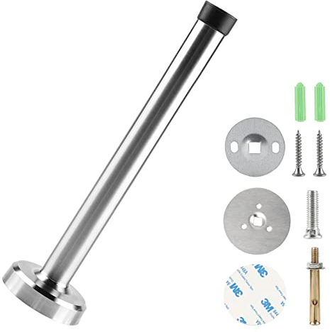 SWAWIS Wandtürstopper Türmontage 20cm Türanschlag Stopper Edelstahl Türpuffer