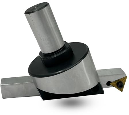 Fraise à mouche de 50 mm de diamètre pour fraiseuse et tour avec embout en carbure remplaçable