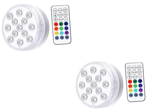 Uonlytech 2 Sets Aquarium Licht Für Badewanne Schwimmende Pool Licht 13 Helle Lichter Multi-farbe Dekorative