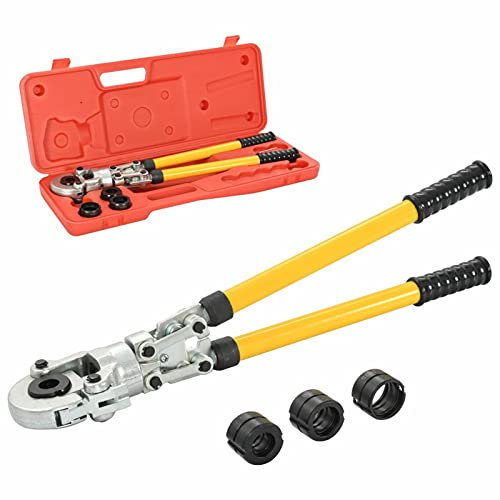 Brokky Pinza Crimpatrice Idraulica 16-20-26-32 mm|Crimpatrice professionale,per tubi in plastica di alluminio,tubi in acciaio inossidabile