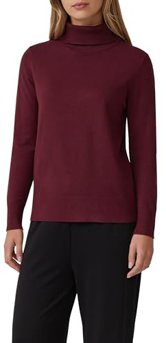s.Oliver Feinstrickpullover aus Viskosemix mit Rollkragen