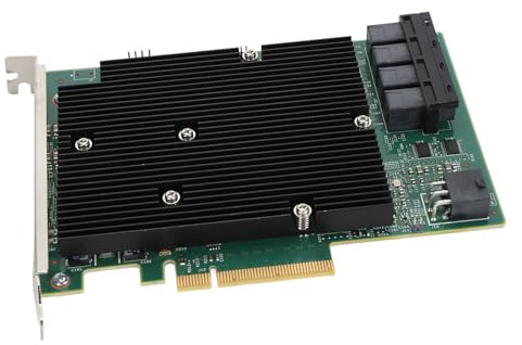 16 Port PCIe 3.0 X8 12GBS SAS -Controller, PCIe 8X, Verbinden Sie 1024 Externe Geräte mit Flexibler Speicherarchitektur, Hohe Leistung für Server