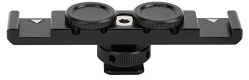 Denash Barra di Estensione della Camera a Fredda, Potente Supporto in Lega di Alluminio con Blocco di Sicurezza, per la Luce del Flash della Fotocamera, Design della Luce Portatile