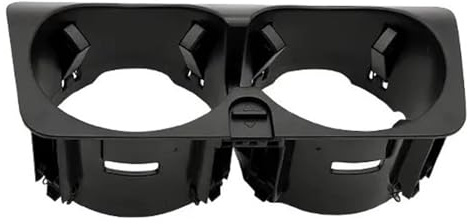 Caja de almacenamiento Inserto de portavasos para consola central de coche, cromado, compatible con Mercedes Benz W205, W253, Clase C, C200, GLC260.(Modle A)