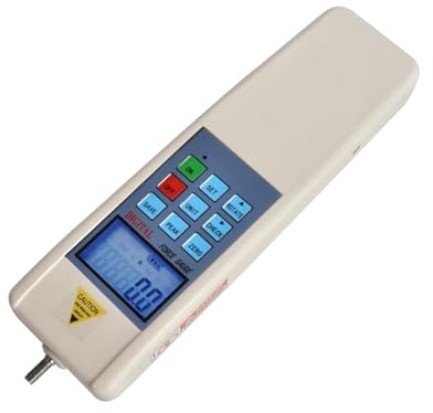 Dinamometro digitale 2N con misuratore di forza a spinta e trazione display LCD for prove carico compressione in laboratorio Alta precisione, basso errore(10N)
