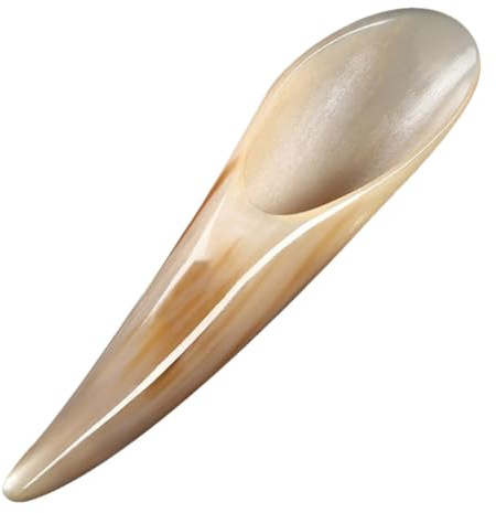 CRAFTHROU Raspador de Masaje Gua Sha de Cuerno de Búfalo, Herramienta Manual para Masaje Profundo y Acupresión, Diseñada para Estimular Circulación en Cara, Espalda y Cuero Cabelludo