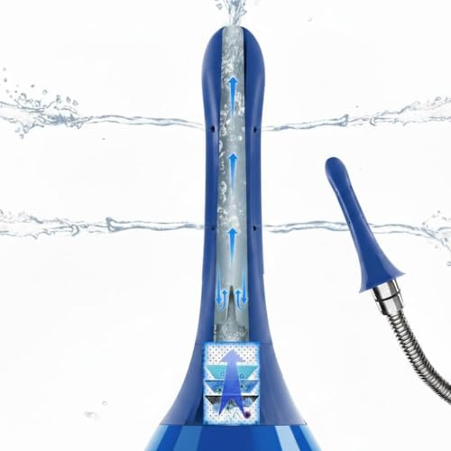 Shower Douche for Men - Enema Kit with 7 Spray Holes, Anal Cleaner Douche Shower Head Attachment for Home, Travel & Hotel Use