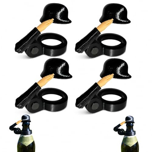 Soldat Salut ölflaskor ölflaskhjälm Soldaterhälsning ölflaskhjälm Soldater Salut ölflaska flaskstöpsel, Salute flaskstöpsel för ölflaskor Soldaterhälsning ölhjälm, för fest, grillfest, bar