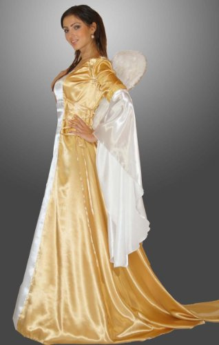 MAYLYNN 17235-M-L - Engel Kostüm Eneye Gold, Größe M/L, Circa 42/44, Gold