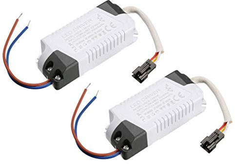 LED Driver 8-12W Corriente constante 300mA Alta potencia AC 85-265V Salida 24-46V Alimentación externa LED Plafón Rectificar Transformador 2pcs