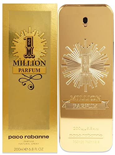 Paco Rabanne Unisex Men Vaporizador , 1 MILLION M NNER PARFUM EAU DE PARFUM 200ML VAPORIZER, Negro, Einheitsgröße EU