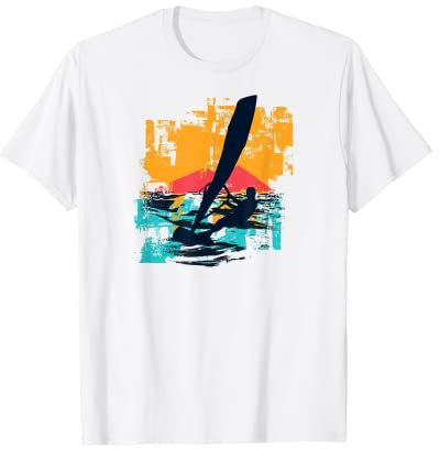 Windsurfing Segel Surfbrett Windsurfen abstraktes Windsurf T-Shirt