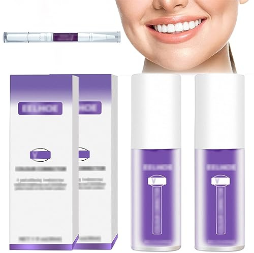 Colour Corrector Color Zähne 3pcs Lila Zahnpasta Weisse Zähne Farbkorrektur Frilla Zahnpaste New Oral Foam Purple Toothpaste Zahnpasta Lila Teeth Whitening