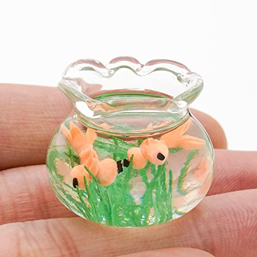 Odoria 1/12 Miniatur Aquarium Puppenhaus Zubehör