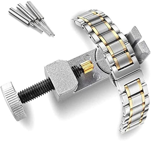 Marsrut Müheloses Anpassen des Uhrenarmbandes mit verstellbarem Metallband, Armband, Verbindungsstift-Entferner, Reparatur-Set. Perfekt für Uhren jeder Marke und Stil., Splitter
