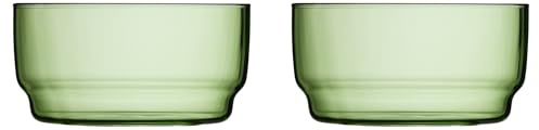 Lyngby Glas Torino Schale, Schüssel, 12 cm, 2 Stck., Grün
