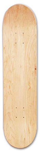 Generisch Blank Skateboard Deck 8 Zoll 8-lagiges Double Concave Skateboard,Klassische Naturholz Arce Skate Deck Skateboards Deck,Naturliches Skate Deck, Skateboards, Deck,