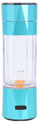 Botella de Agua de Hidrógeno, Máquina Ionizadora de Agua de Hidrógeno Portátil Recargable con Tecnología SPE PEM, Generador de Botella de Agua de Hidrógeno 6000-8000ppb, 208 Ml