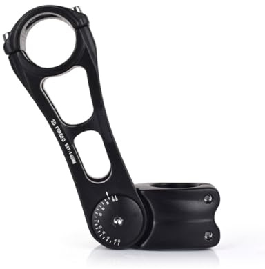 HOUSON cykelstyre, ± 85° justerbar cykelstam 31,8 mm cykel framåt stigare styre stam 90 mm 110 mm 145 mm cykelstyre för cykel BMX MTB vägcykel 31,8 mm x 145 mm