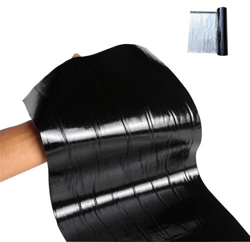 Asphalt Roof Shingles Self-sealing Asphalt Waterproof Roof Repair Tape Shed Sealant Roofing Felt for Walls,Roofs,Floors,Lofts Aluminium Foil Repair Tape(0.5x10.0m=1.6x32')