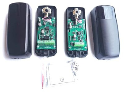 Motor de puerta corrediza, Haz de Sensor de fotocélula de 12/24V, rango de detección de 20m for abridor de puerta corredera, fotocélula de seguridad infrarroja para motor de puerta corrediza(20m range