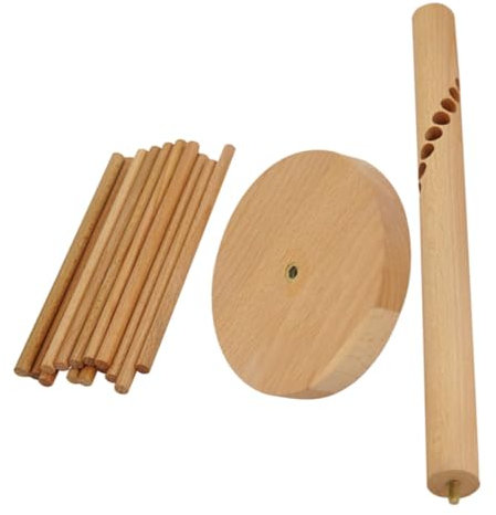 Hemobllo Séchoir à Pâtes Bois Avec Barres De Suspension Support De Séchage Pratique Pour Nouilles Fraîches Et Spaghettis Pour Cuisine Maison Et Professionnelle