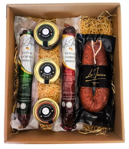 Cesta Gourmet Turgalis - Embutido Ibérico, Morcilla y Queso de Oveja