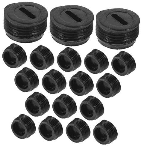 POPETPOP Cubiertas para Escobillas de Carbón 12 Mm, Protector para Motor Eléctrico y Herramienta Rotativa, Accesorio para Motosierra y Taladro Eléctrico, 10 Pares, Uso en Reparación