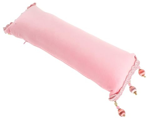 Homoyoyo Nageltisch Armlehnenkissen aus Schaumstoff und Stoff Vielseitig Einsetzbare Handauflage in Rosa für Maniküre Am Arbeitsplatz Des Nageldesigns