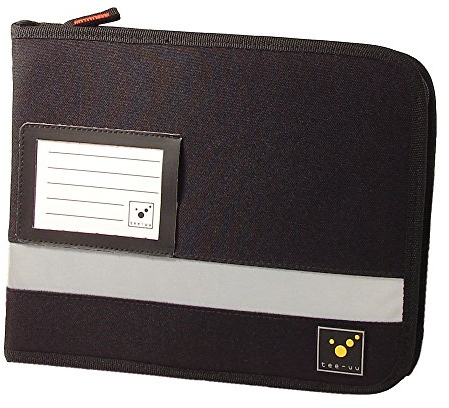 tee-uu TOUR Organizer Fahrtenbuchmappe - DIN A5 Querformat (schwarz)