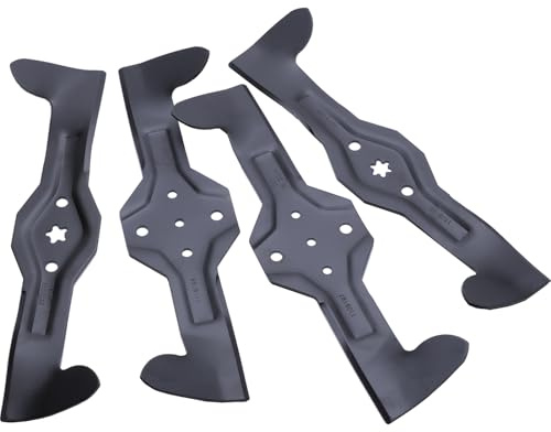 Jeu de 4 lames pour autoportée coupe 92cm AYP électrolux éjection arrière