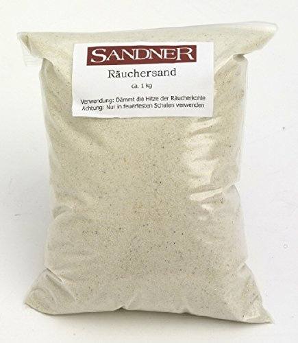 Weihrauch feiner Räuchersand zum Dämmen der Hitze der Räucherkohle und zum Schutz der Räucherschalen, 1 kg