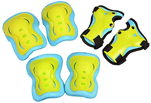 Nils Extreme Schutzausrüstung Set Protektoren Knieschoner Inline Skates Schoner S-XL H320 blau (XL)