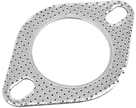 X AUTOHAUX Junta de Brida de 2 Pernos de diámetro Interior de 2.4 Pulgadas para Tubo de Escape Turbo
