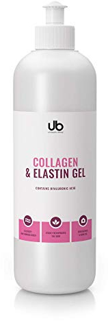 UB Gel mit Kollagen & Elastin – Anti-Aging Serum | Feuchtigkeitsspendend & Hautstraffend | Effektivität von Ultraschall- & Schönheitsbehandlungen Steigern | 500 mL | Radiofrequenzkompatibel